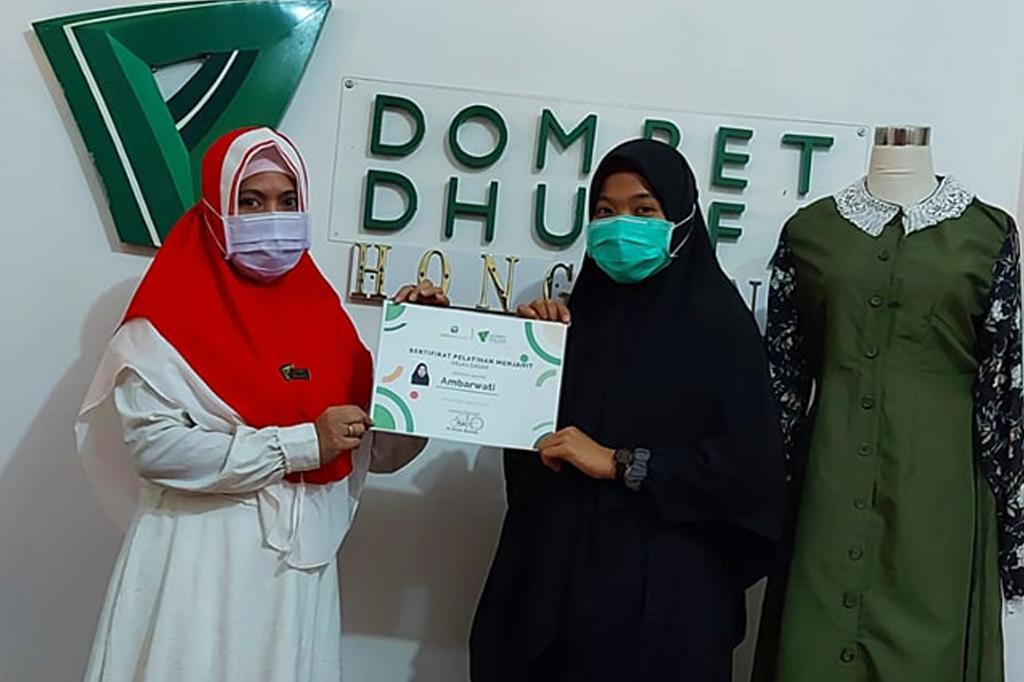 Already Can Make Abayas, 21 Migrant Workers in Hong Kong Receive Sewing Class Certificates