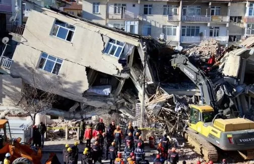 Foudre de tremblement de terre en Turquie