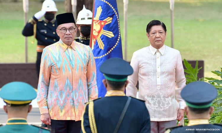 馬來西亞和菲律賓國家領導人會面討論雙邊關係、地區和國際問題以及清真產業合作。