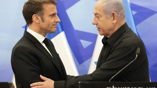 Prancis Tunjukkan Standar Ganda soal Penangkapan Putin dan Netanyahu