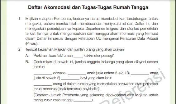 PRT Asing di Hong Kong Tidak Boleh Tinggal di Luar Rumah Majikan yang Tertera dalam Kontrak Kerja