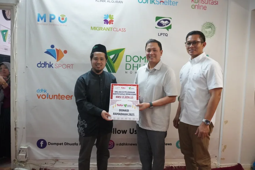 Serahkan Donasi Pelanggan, Telin HK Gelar Buka Puasa Bareng DDHK