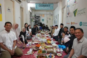 Suasana buka puasa bersama Telin Hong Kong dan DDHK