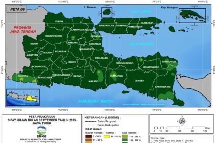 38 Daerah di Jawa Timur Berstatus Siaga Cuaca Ekstrem