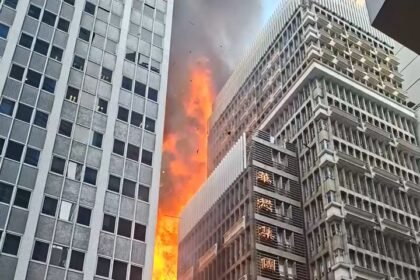 Kebakaran di Chinachem Tower Central, Empat Orang Dirawat di Rumah Sakit