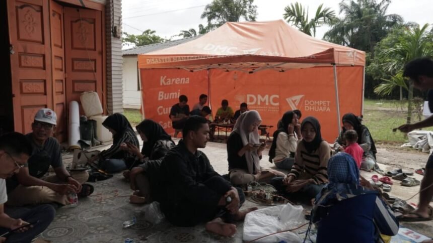 Pos Dompet Dhuafa di Langsa Aceh Sediakan daya Listrik dan Jaringan WiFi untuk Keperluan Warga