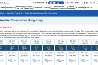 Hingga Jumat Hong Kong Masih Akan Dingin