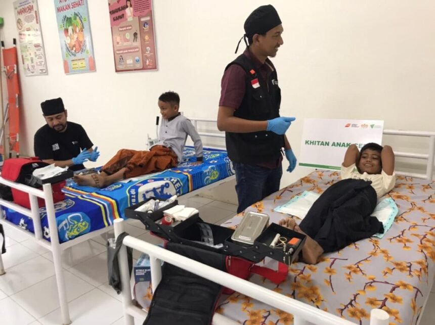 Dompet Dhuafa Gelar Sunatan Gratis untuk Penyintas di Aceh Utara