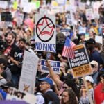 Marah dengan Kebijakan Trump dan Tolak Gaya Kepemimpinannya, Jutaan Warga AS Aksi Demonstrasi